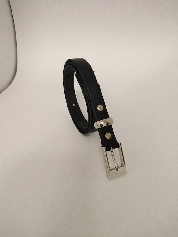 black leather belt womens uk