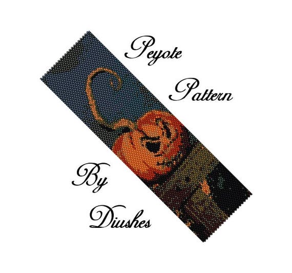 pumpkin beading pattern halloween