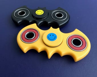 Smiley face customized Hand Spinner Batman EDC Handspinner Fidget Spinner Tri-Spinner Fidget Toy Adults Focus Anti Stress Gifts