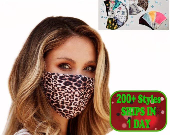 Same Day Shipping Face Mask Next Day Shipping Cotton Face Etsy