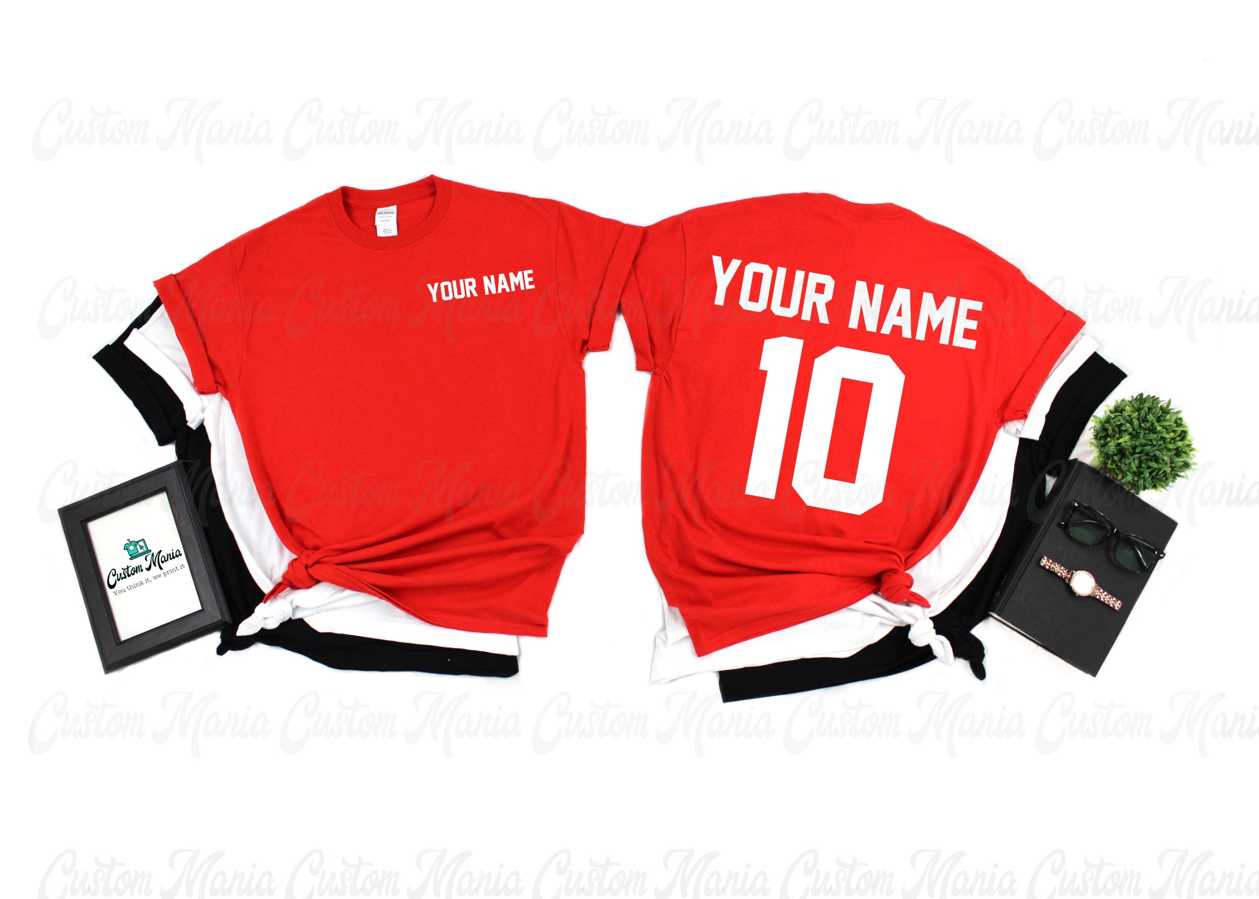 CUSTOMIZED sports TSHIRT name & number customize shirt Etsy