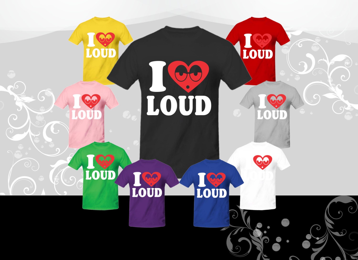 I Love Loud T-shirt | Etsy Ireland