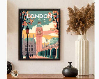 Affiche vintage Londres