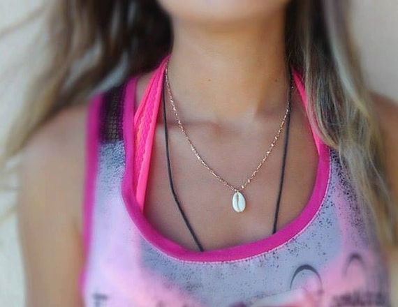 Cowrie shell necklace etsy hot sale