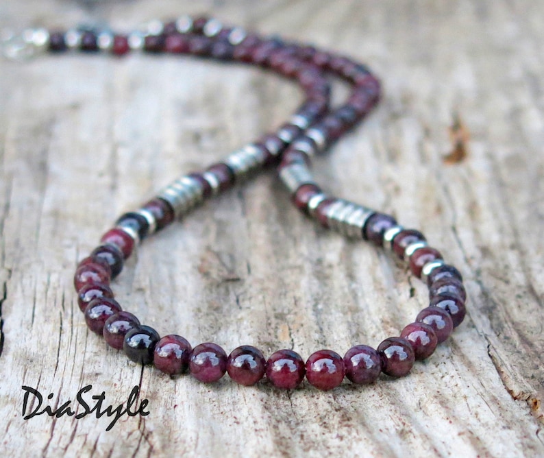 Mens Necklace Mens Beaded Necklace Jewelry Etsy