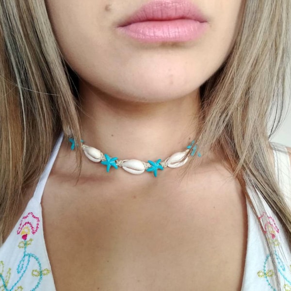 Turquoise Sea Shell - Etsy