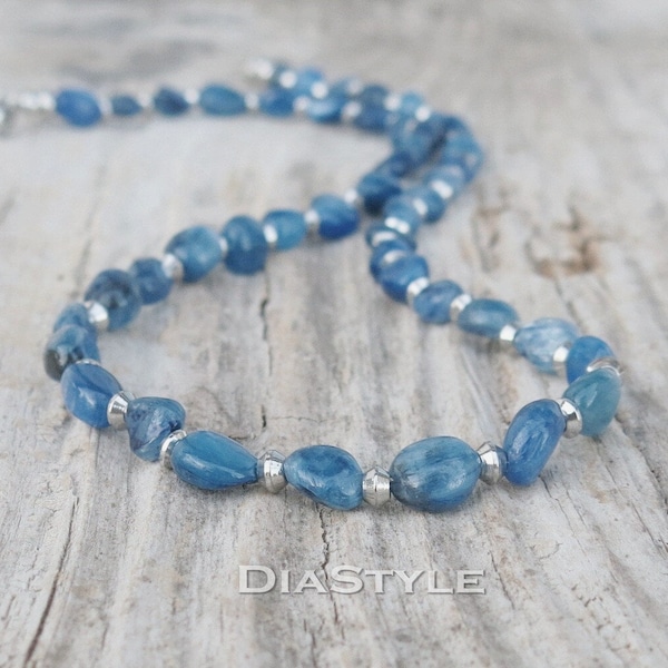 Mens Gemstone Necklace Etsy