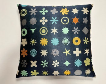 Poly Apfelbaum fabric - Dingbats Indigo. Maharam fabric