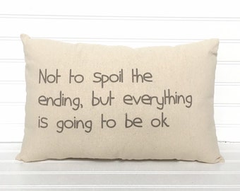 Inspirational Pillow Etsy