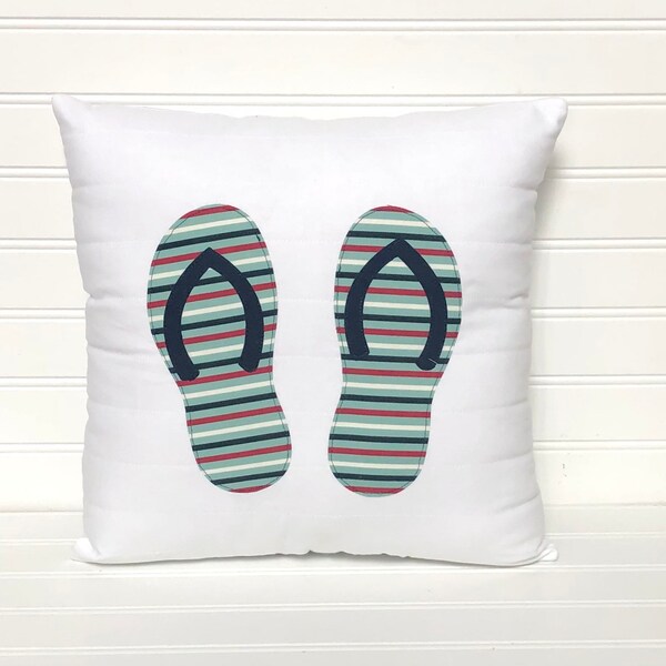 Flip Flop Pillow Etsy