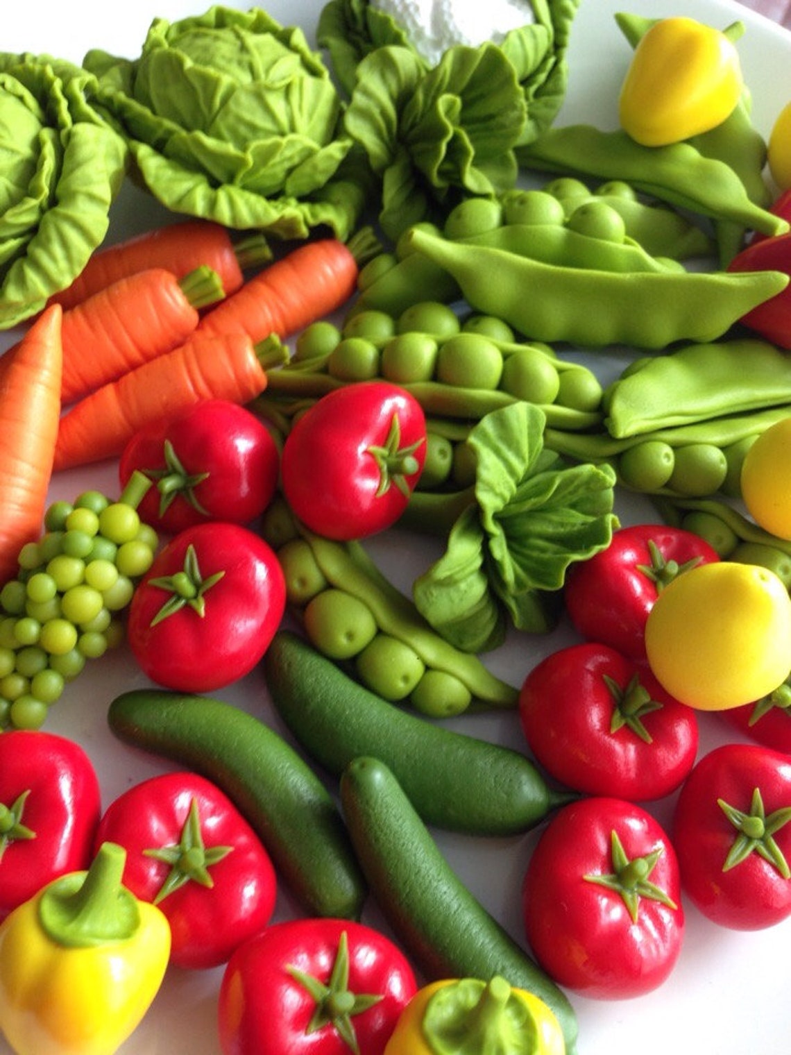 30pc Miniature fruits and vegetables.Game vegetables Etsy