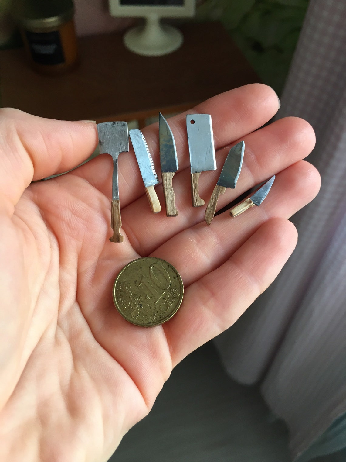 8pc miniature knife for dollhouse miniature Barbie kitchen Etsy