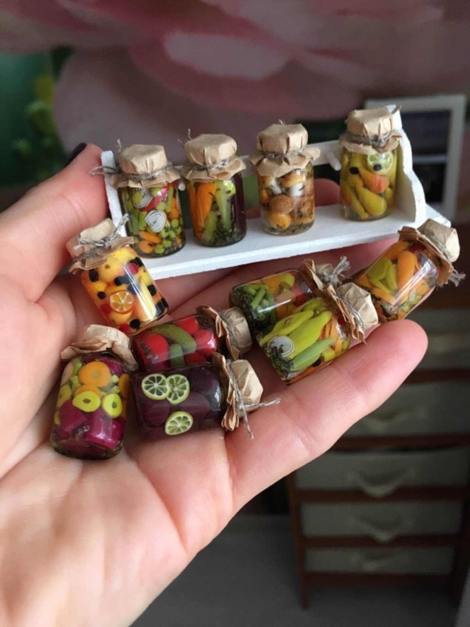 200 Stück Miniatur-Lebensmittel Puppenhaus - Resin Essen Pizza Brot Für Mini-Küchen
