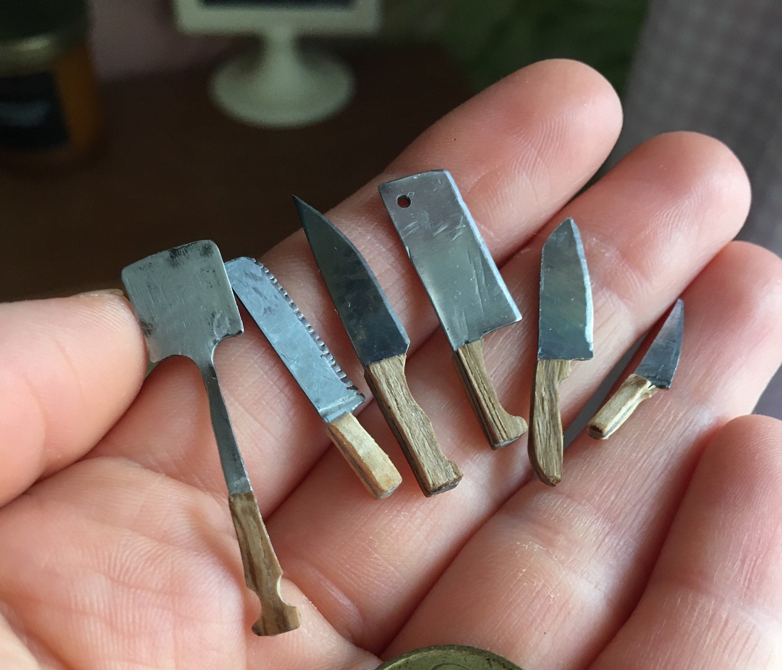 8pc miniature knife for dollhouse miniature Barbie kitchen Etsy