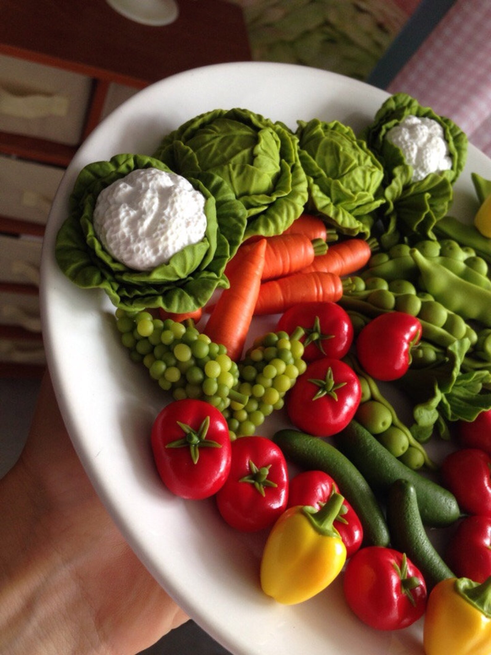 30pc Miniature fruits and vegetables.Game vegetables Etsy