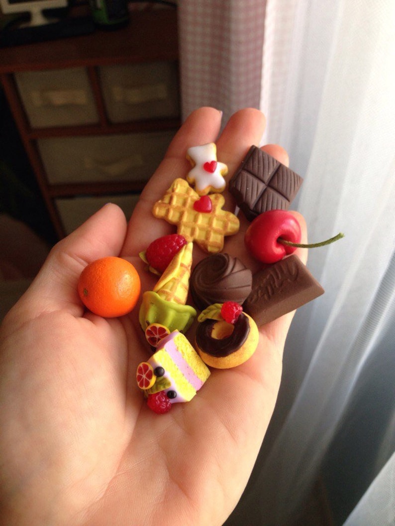 5pc Food for Dollhouse scale miniature