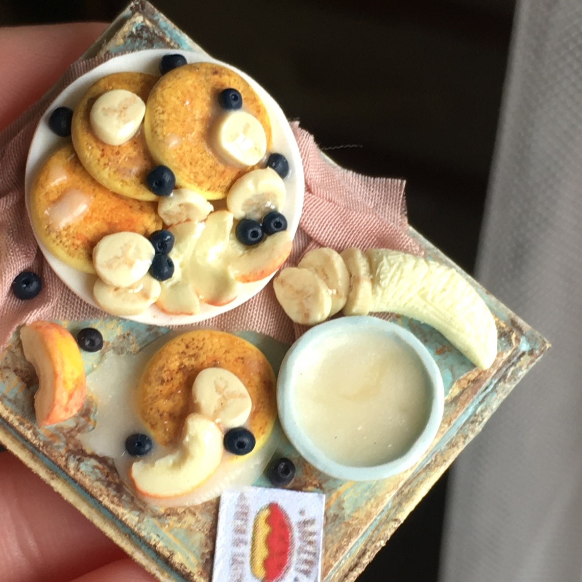 Sweet pancake miniature for a dollhouse scale 112 Barbie Etsy