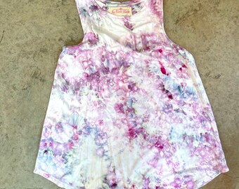 Ice Dyed Swing Tank Top/Small/Purple Blue