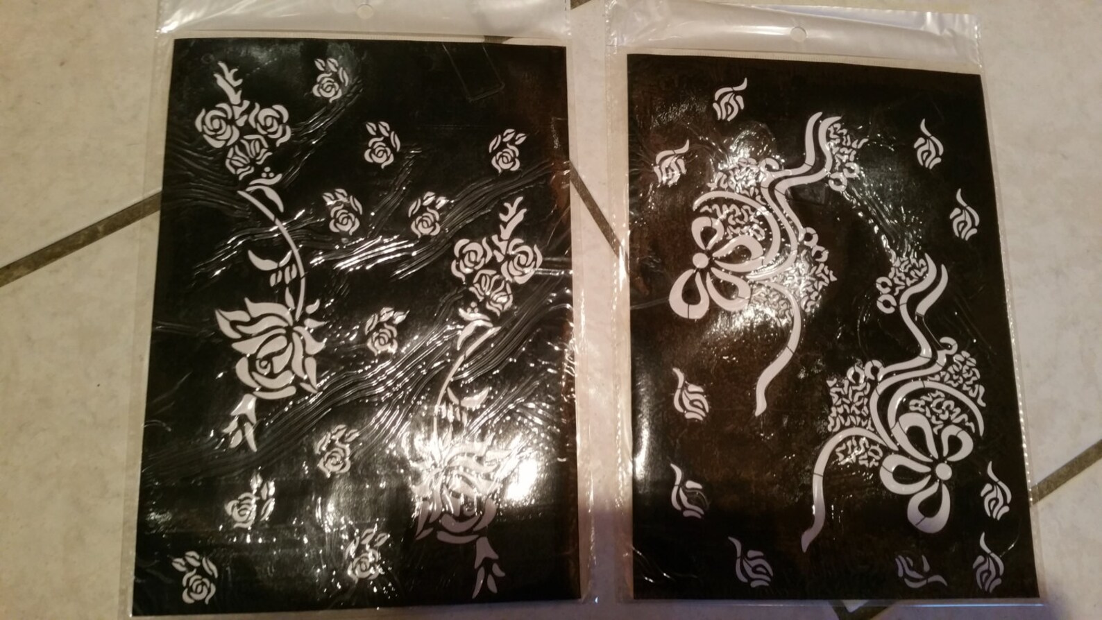 4 Reusable Mehndi Henna Sticker Self Stick Stencil Template. Etsy