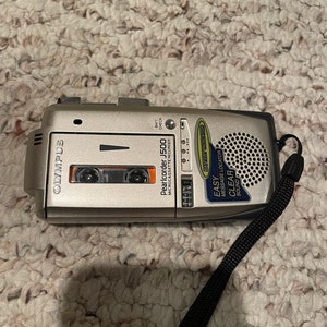 Olympus Pearlcorder J500 Vintage Diktiergerät, Mikrokassette Olympus, funktionierender Mikrokassettenrekorder