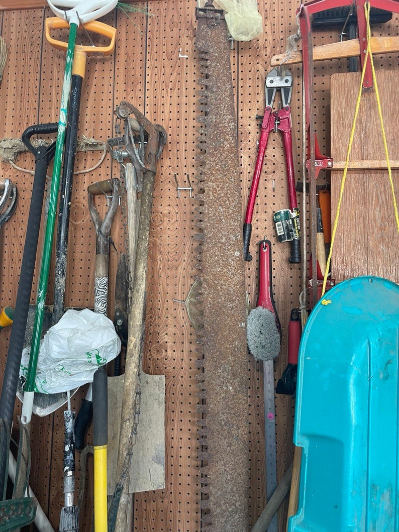 Large Antique Two Man Crosscut Lumber Saw - Etsy