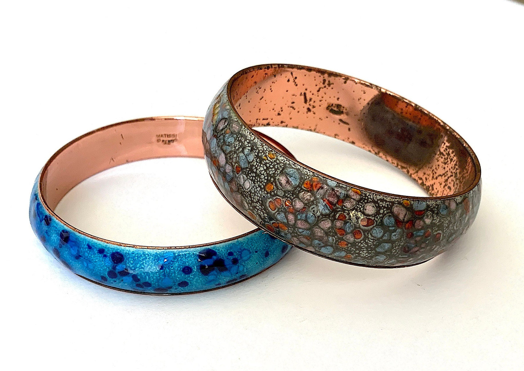 米国ルノワール「マチス」コッパー＆エナメル希少コレクターズピース