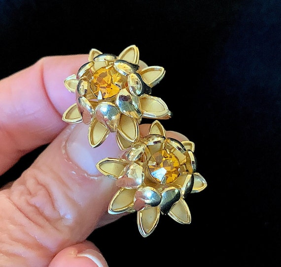 Orecchini Fiore Verde Con Clips - Gioielli - Orecchini - Di Deborab... | Su - Foto 8