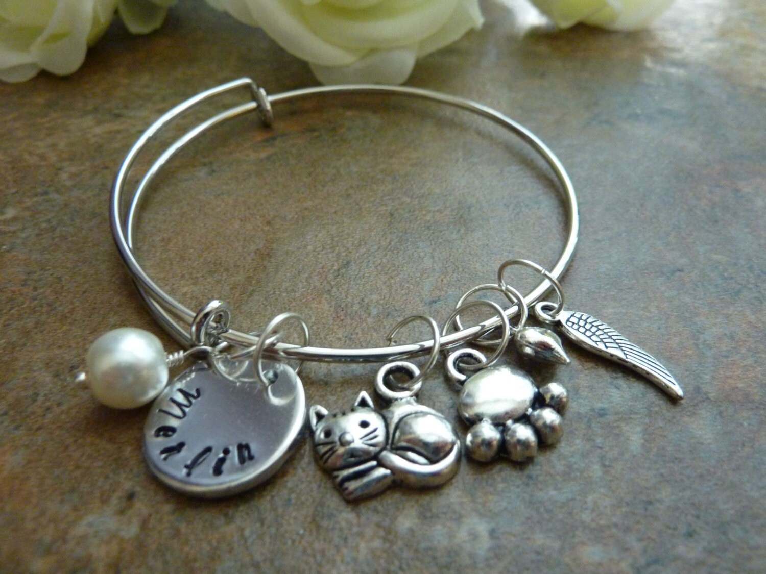 cat memorial bracelet