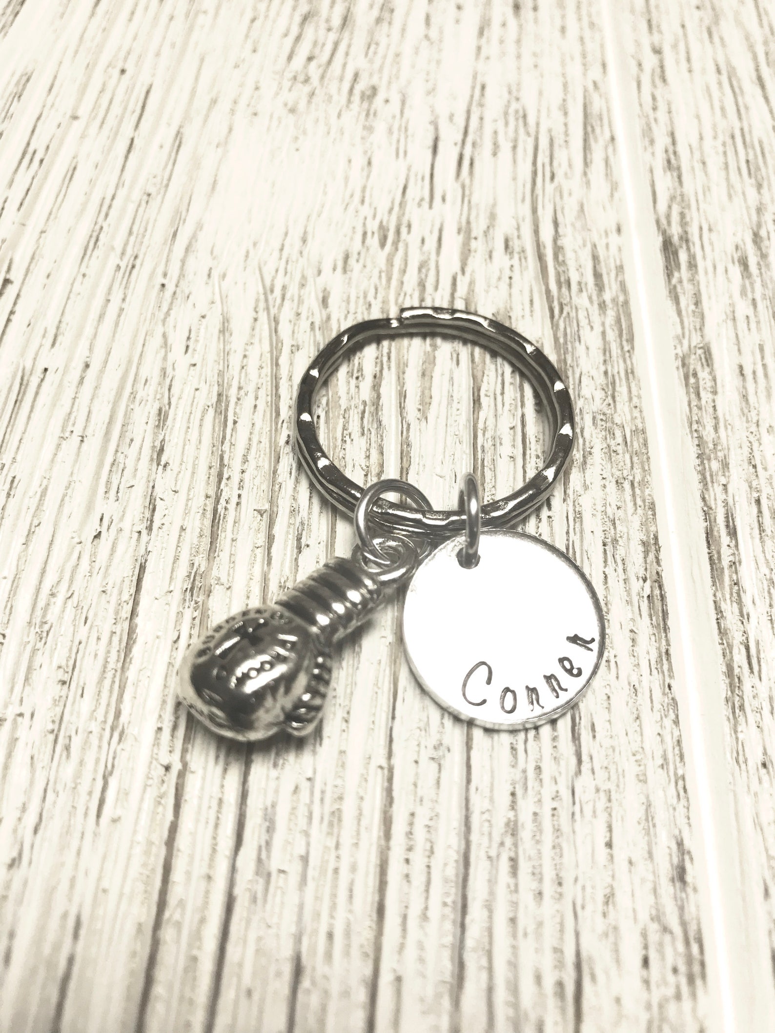 Personalized Boxing Glove Gift for Men Keychain Boxer Keyring Etsy