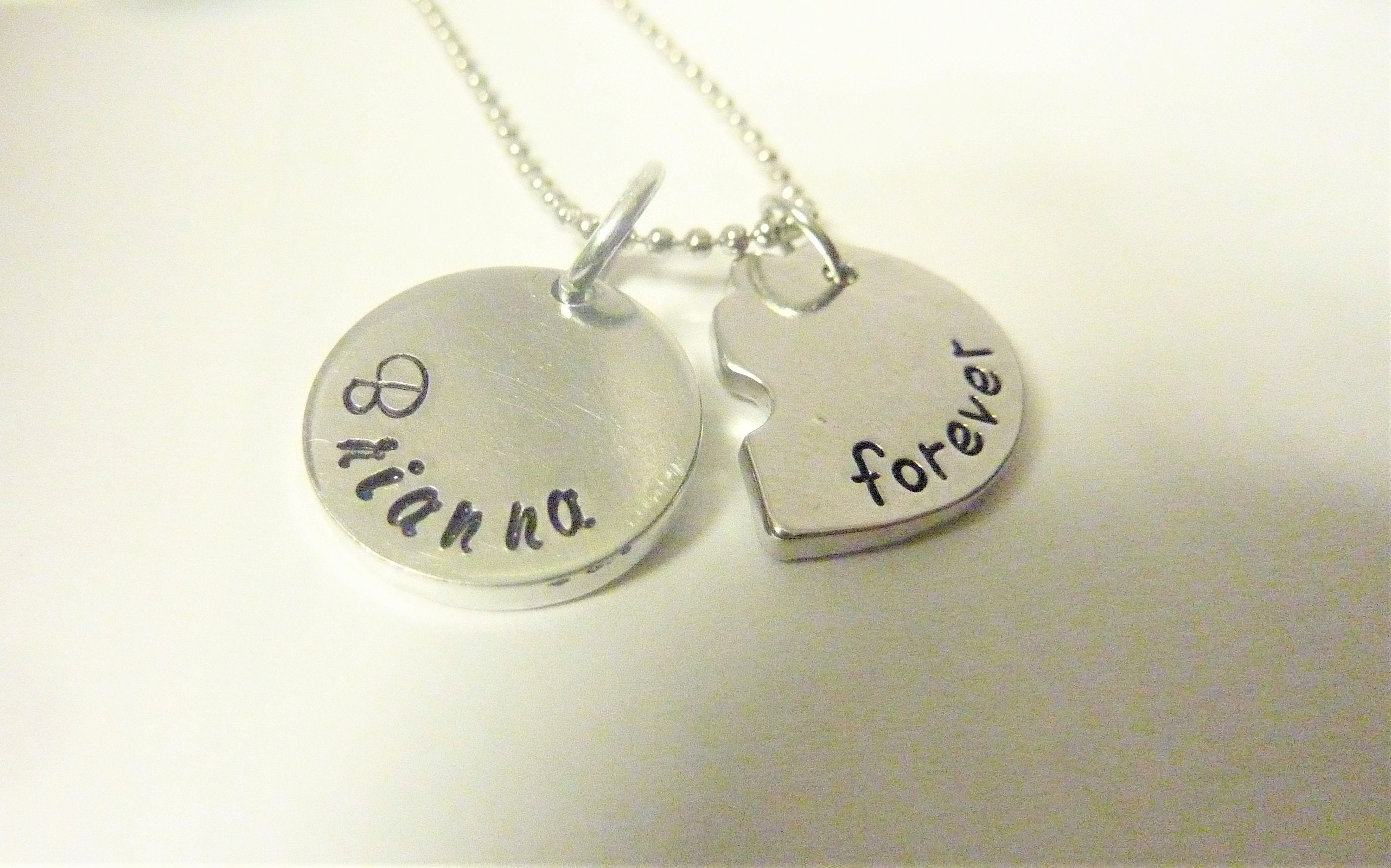 Best Friends Forever Necklaces Friends Jewelry Personalized Etsy
