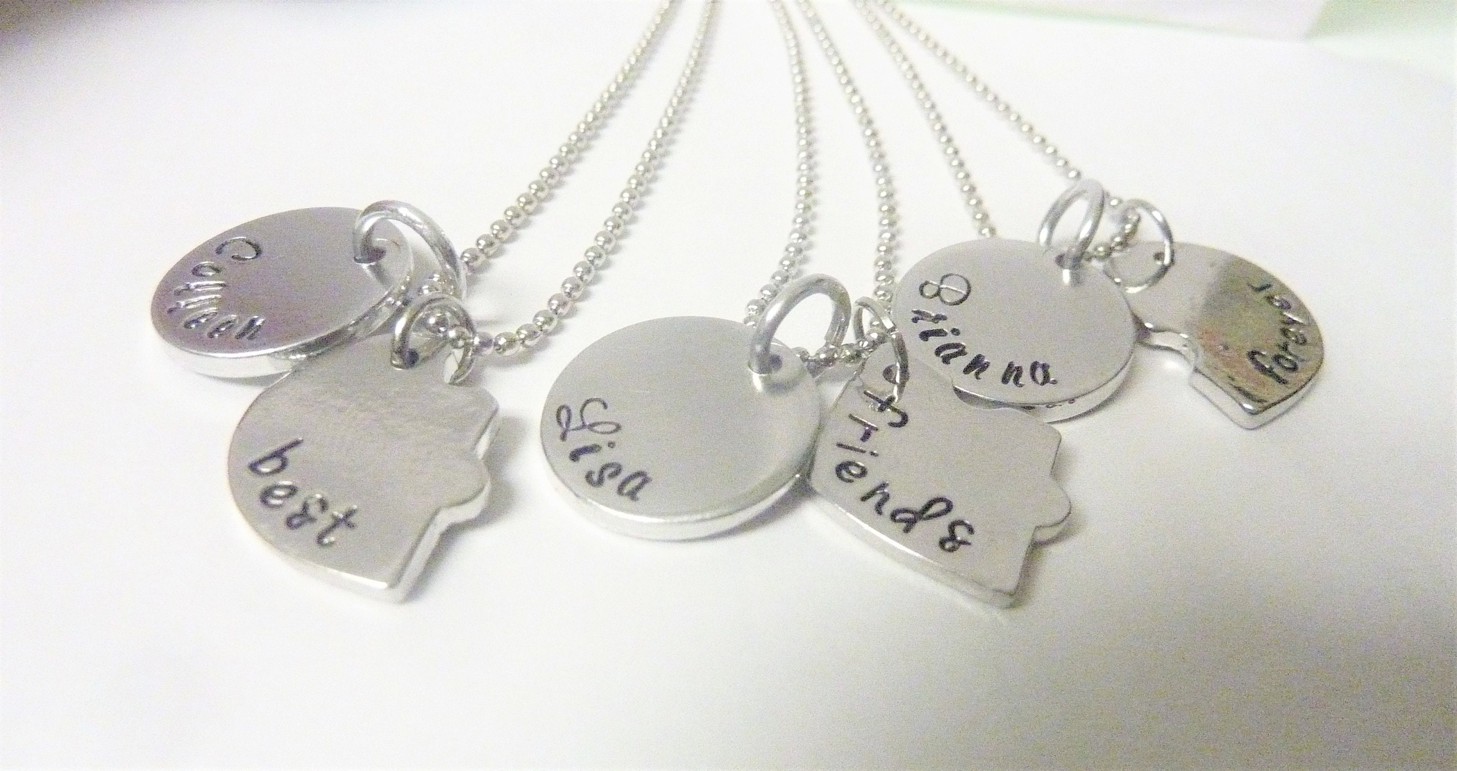 Best Friends Forever Necklaces Friends Jewelry Personalized Etsy