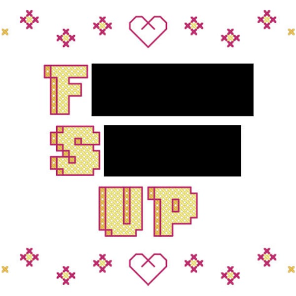 Vulgar Cross Stitch Etsy