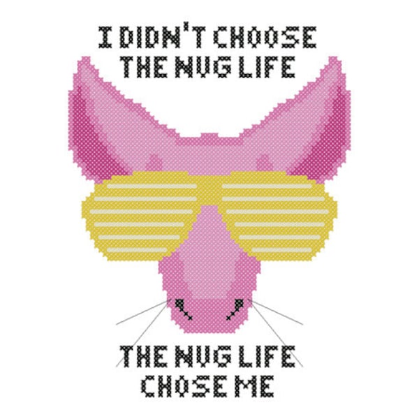 NUG LIFE Cross-Stitch Pattern (Instant Download PDF)