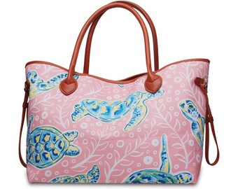 sea turtle crossbody bolsa