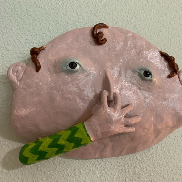 Paper Mache Wall Art Etsy