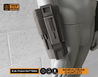 マンダロリアンフォームガントレットテンプレート - Etsy 日本