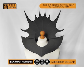 Sorcerer collar pattern for EVA foam