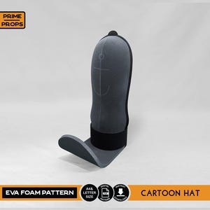Cartoon hat foam pattern