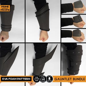 Masked Hero gauntlet foam pattern bundle
