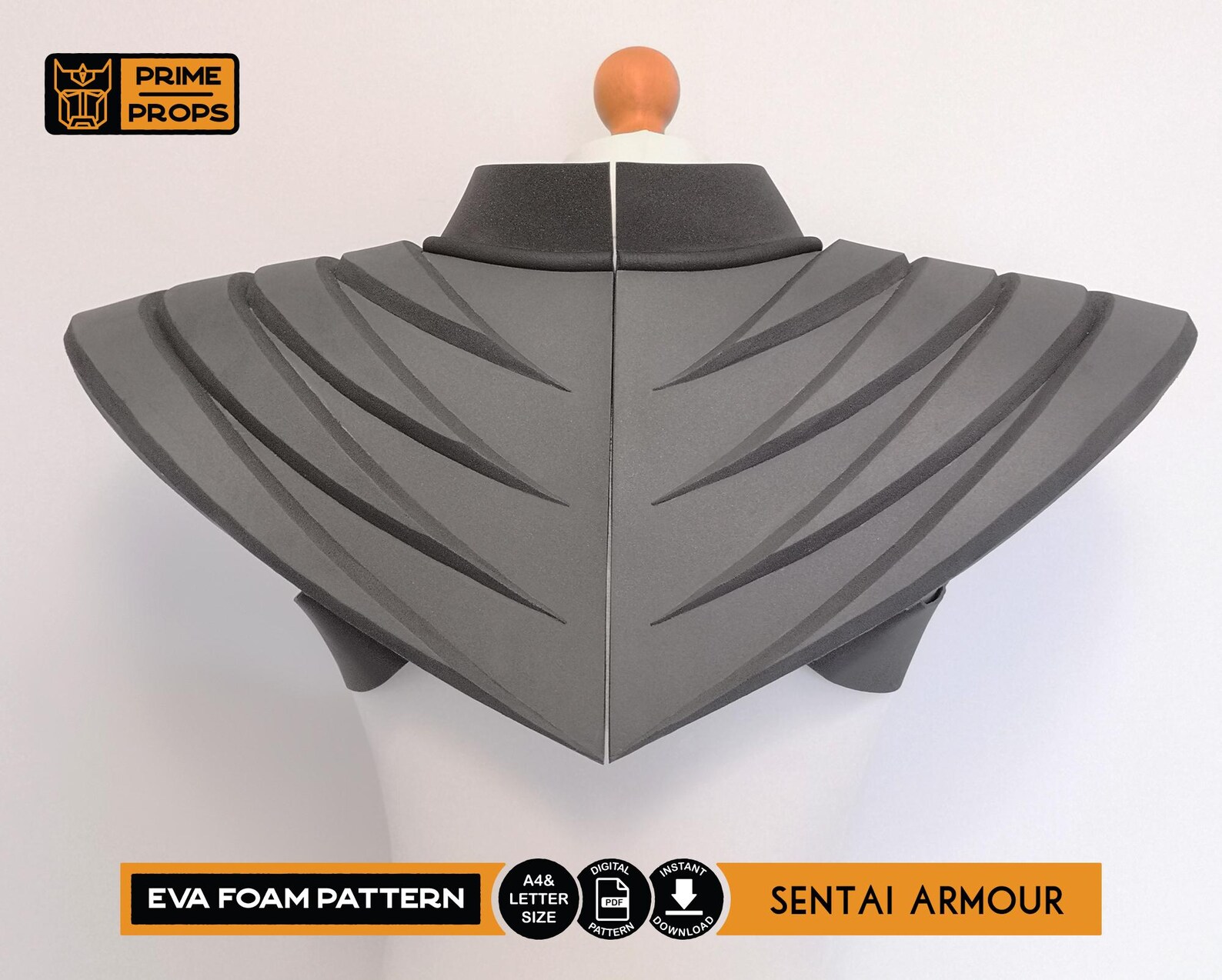 Sentai Shoulder Armour Foam Patterns - Etsy UK