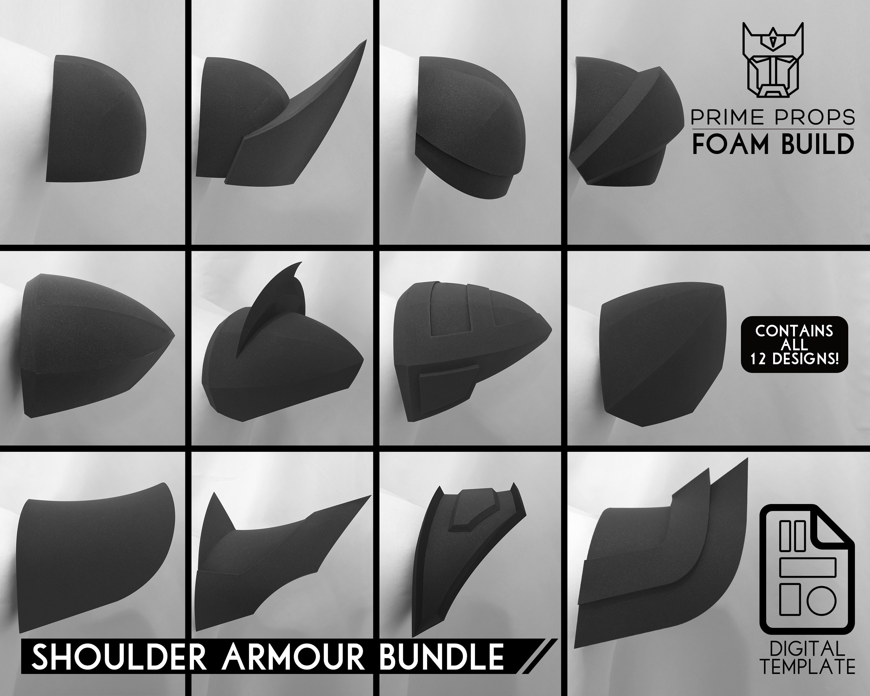 Shoulder Armor Template Shoulder Armor Template