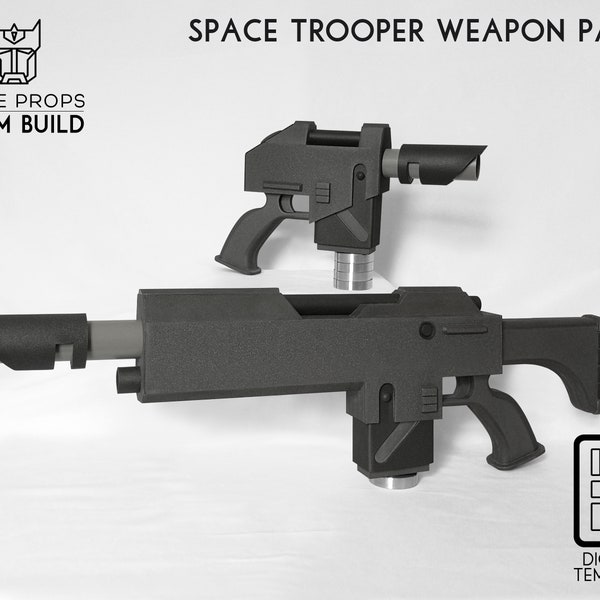 Space Trooper weapon pack foam patterns