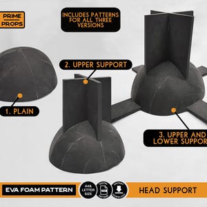 Head support pattern for EVA foam