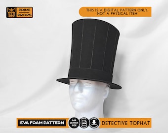 Detective Tophat pattern for EVA foam