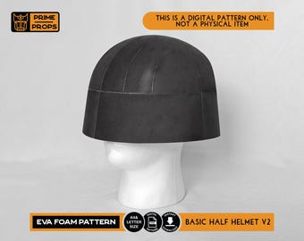 Basic Half helmet V2 pattern for EVA foam