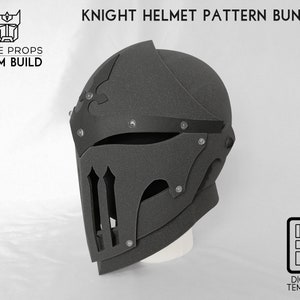 Knight Helmet Foam Pattern Bundle - Etsy
