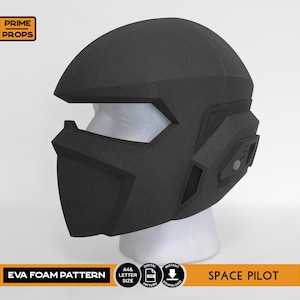 Weltraumpiloten Helm Schaumstoff Muster
