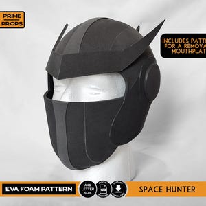 Space hunter helmet pattern for EVA foam