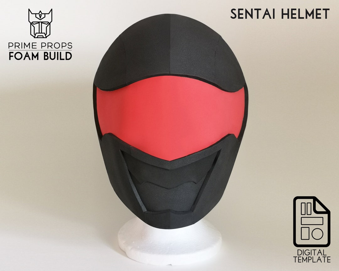 Power Ranger/ Sentai Helmet Foam Pattern - Etsy