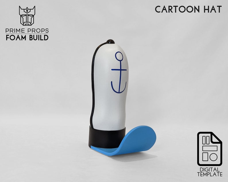 Cartoon hat foam pattern image 2